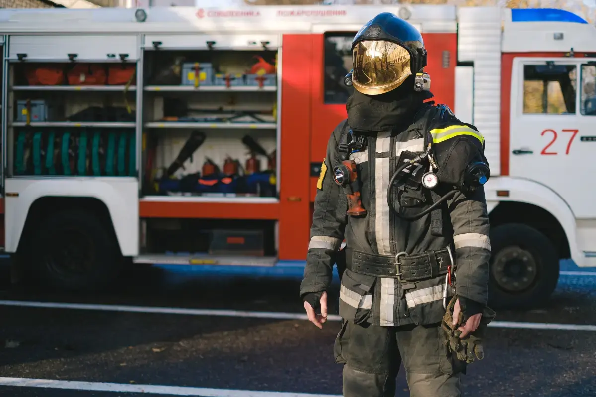 Firewoman in Luxembourg